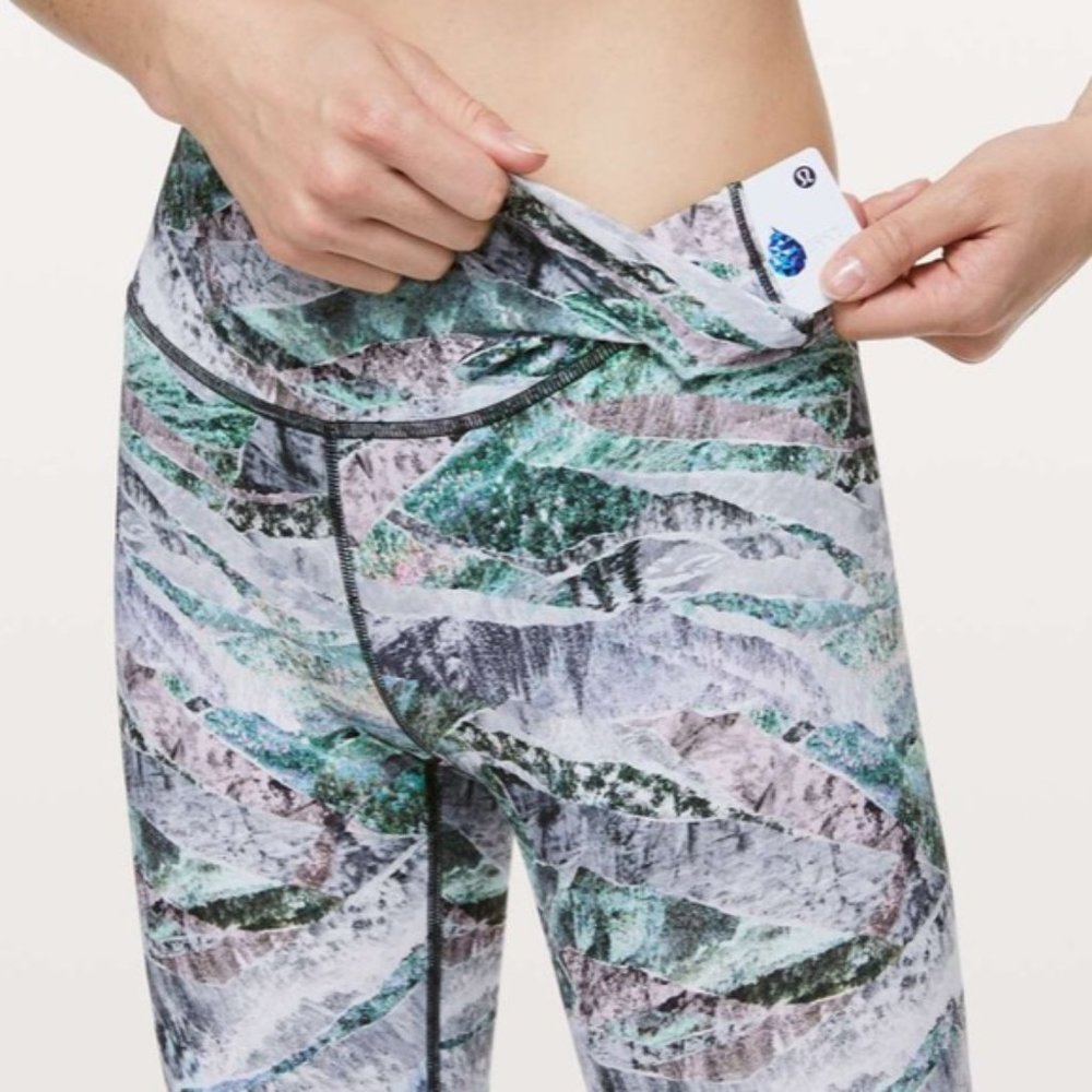 Lululemon Wunder Under Springscape Multi 25” I Size 6 - Picture 5 of 12